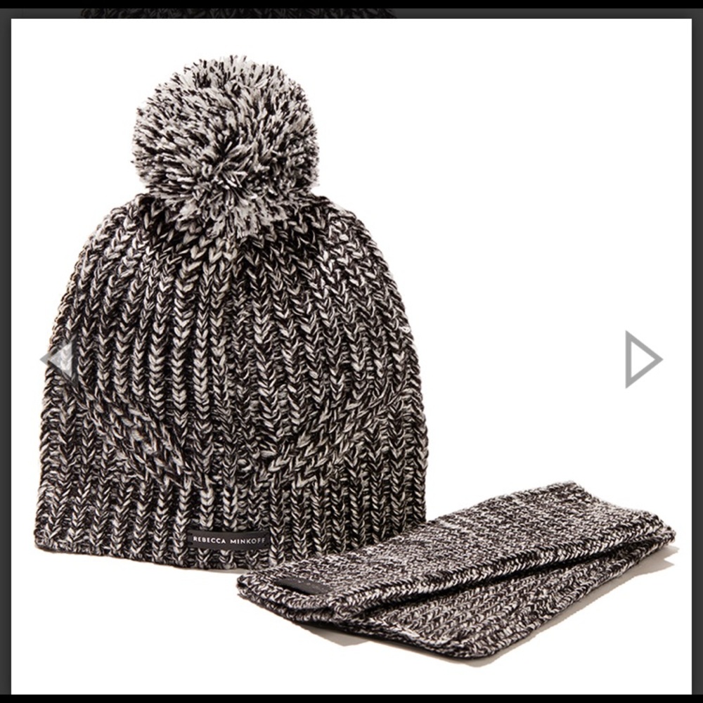Rebecca Minkoff Beanie and Arm warmers-NWT